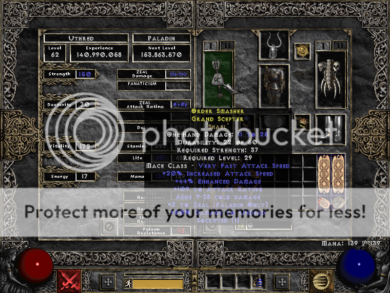 Help a D2 Noob out with his Zealot Paladin. r/diablo2